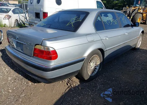 1998 BMW 740Il из США, поврежденный, VIN WBAGJ8328WDM21017